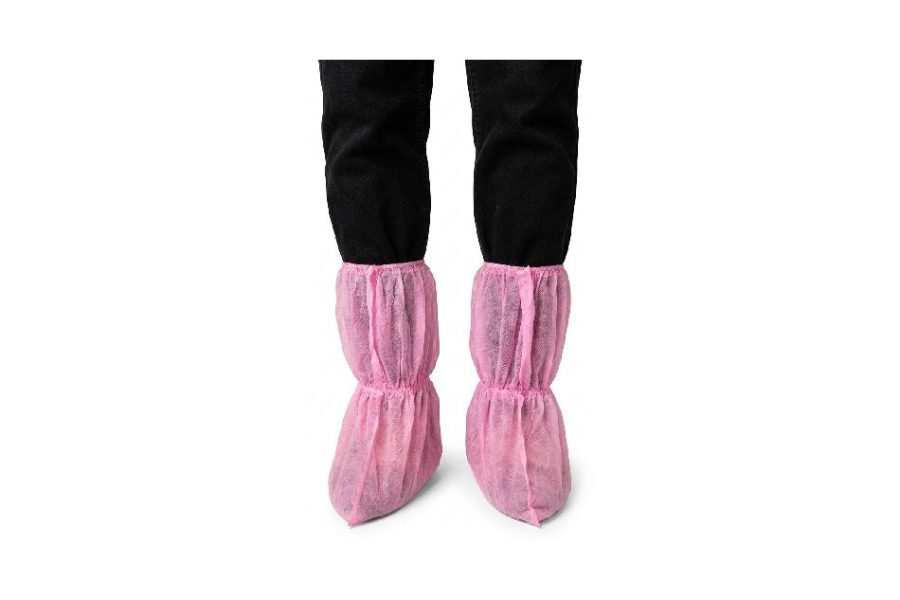 NonWoven-Pink-ShoeCover-Kwalitex